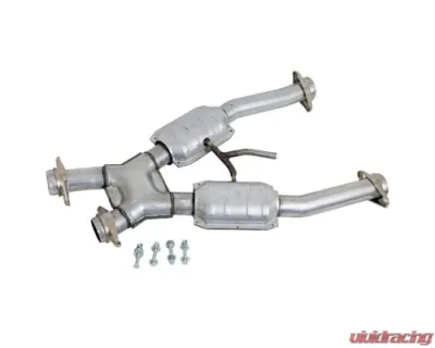 BBK Performance Parts 2-1/2 High Flow Catted Short X-Pipe Ford Mustang GT 1994-1995 - 1672
