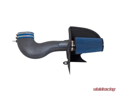 BBK Performance Parts Cold Air Intake Kit Wrinkle Black Powdercoat Ford Mustang GT 2005-2009 - 17365