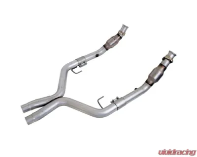 BBK Performance Parts 2-3/4 High Flow Catted X-Pipe Ford Mustang GT 2005-2010 - 1770