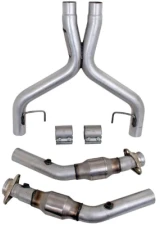 BBK Performance Parts 2-3/4 High Flow Catted X-Pipe Ford Mustang GT 2005-2010                                     - 1770 - Image 2