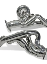 BBK Performance Parts 1-3/4 Shorty Exhaust Headers Polished Silver Ceramic Ford Mustang GT 5.0 2015-2017                                     - 18480 - Image 5