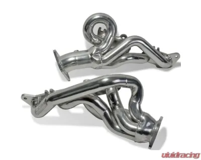BBK Performance Parts 1-3/4 Shorty Exhaust Headers Polished Silver Ceramic Ford Mustang GT 5.0 2015-2017 - 18480