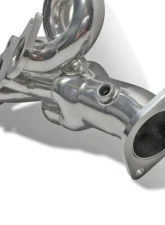 BBK Performance Parts 1-3/4 Shorty Exhaust Headers Polished Silver Ceramic Ford Mustang GT 5.0 2015-2017                                     - 18480 - Image 2