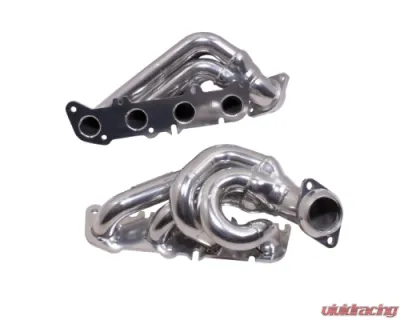 BBK Performance Parts 1-3/4 Shorty Tuned Length Exhaust Headers Polished Silver Ceramic Ford F150 5.0 Coyote 2011-2014 - 19430