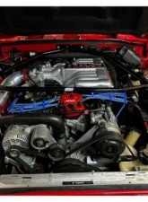 BBK Performance Parts Strut Tower Brace Black Powdercoat Ford Mustang 1986-1993                                     - 2504 - Image 5