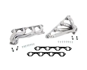 BBK Performance Parts 1-5/8 Shorty Exhaust Headers Polished Silver Ceramic Ford F150 351 5.8 1987-1995