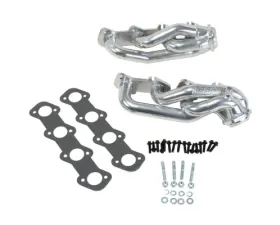 BBK Performance Parts 1-5/8 Shorty Exhaust Headers Polished Silver Ceramic Ford F150 4.6 1997-2003