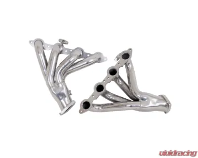 BBK Performance Parts 1-3/4 Shorty Exhaust Headers Polished Silver Ceramic Chevrolet Corvette 5.7 LS1 1997-1999 - 40000