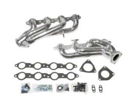 BBK Performance Parts 1-3/4 Shorty Exhaust Headers Polished Silver Ceramic Chevrolet GM Truck SUV 4.8 5.3 1999-2013
