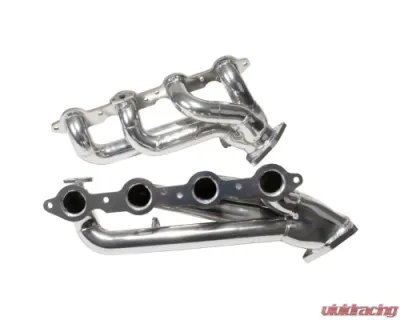 BBK Performance Parts 1-3/4 Shorty Exhaust Headers Polished Silver Ceramic Chevrolet GM Truck SUV 4.8 5.3 1999-2013 - 40050