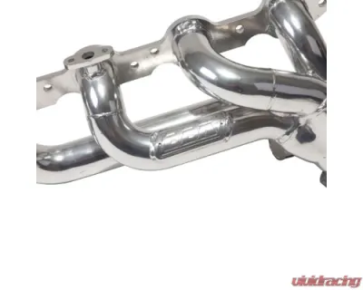 BBK Performance Parts 1-3/4 Shorty Exhaust Headers Polished Silver Ceramic Chevrolet GM Truck SUV 4.8 5.3 1999-2013 - 40050
