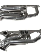 BBK Performance Parts 1-5/8 Shorty Exhaust Headers Polished Silver Ceramic Chevrolet GM Truck SUV 5.0 5.7 1996-1999                                     - 40070 - Image 2