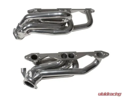 BBK Performance Parts 1-5/8 Shorty Exhaust Headers Polished Silver Ceramic Chevrolet GM Truck SUV 5.0 5.7 1996-1999 - 40070