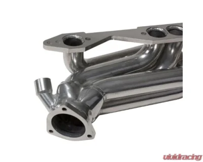 BBK Performance Parts 1-5/8 Shorty Exhaust Headers Polished Silver Ceramic Chevrolet GM Truck SUV 5.0 5.7 1996-1999 - 40070