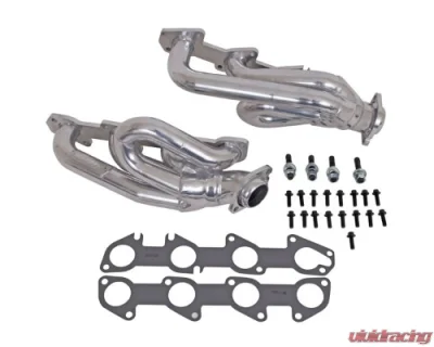 BBK Performance Parts 1-3/4 Shorty Exhaust Headers Polished Silver Ceramic Dodge Ram 1500 Truck 5.7 Hemi 2003-2008 - 40090