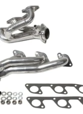 BBK Performance Parts 1-5/8 Shorty Exhaust Headers Polished Silver Ceramic Ford Mustang V6 2005-2010                                     - 40100 - Image 6