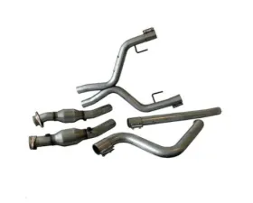 BBK Performance Parts High Flow Catted Dual Exhaust Conversion Ford Mustang V6 2005-2009