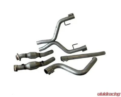 BBK Performance Parts High Flow Catted Dual Exhaust Conversion Ford Mustang V6 2005-2009 - 4011
