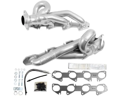 BBK Performance Parts 1-3/4" Shorty Headers - Polished Silver Ceramic Dodge Ram 1500 5.7L Hemi 2019-2023 - 40150