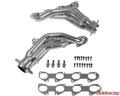 BBK Performance Parts 1-7/8 Shorty Exhaust Headers Polished Silver Ceramic Dodge Challenger Charger 300C 6.4 6.2 Hemi 2011-2023 - 40190