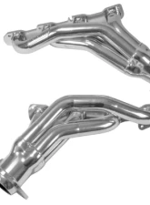 BBK Performance Parts 1-7/8 Shorty Exhaust Headers Polished Silver Ceramic Dodge Challenger Charger 300C 6.4 6.2 Hemi 2011-2023                                     - 40190 - Image 2