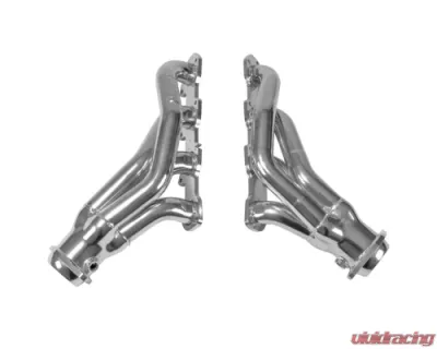 BBK Performance Parts 1-7/8 Shorty Exhaust Headers Polished Silver Ceramic Dodge Challenger Charger 300C 6.4 6.2 Hemi 2011-2023 - 40190