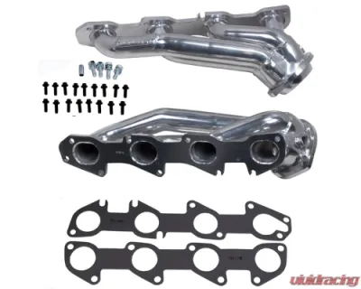 BBK Performance Parts 1-3/4 Shorty Exhaust Headers Polished Silver Ceramic Dodge Challenger Charger 5.7 Hemi 2009-2023 - 40280