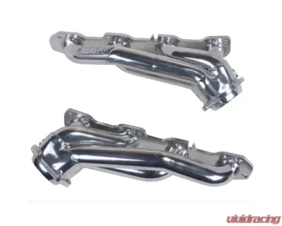 BBK Performance Parts 1-3/4 Shorty Exhaust Headers Polished Silver Ceramic Dodge Challenger Charger 5.7 Hemi 2009-2023 - 40280