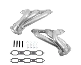 BBK Performance Parts 1-5/8 Shorty Headers - Polished Silver Ceramic Dodge Challenger Charger 300 V6 3.5 2006-2010