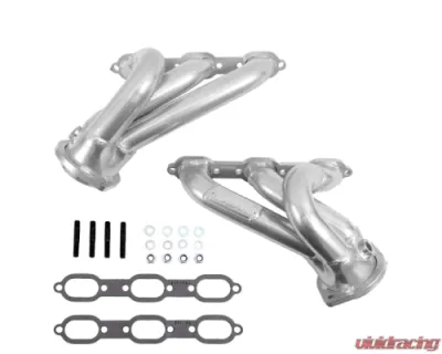 BBK Performance Parts 1-5/8 Shorty Headers - Polished Silver Ceramic Dodge Challenger Charger 300 V6 3.5 2006-2010 - 40400