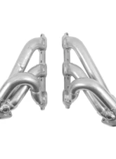 BBK Performance Parts 1-5/8 Shorty Headers - Polished Silver Ceramic Dodge Challenger Charger 300 V6 3.5 2006-2010                                     - 40400 - Image 4