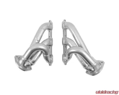 BBK Performance Parts 1-5/8 Shorty Headers - Polished Silver Ceramic Dodge Challenger Charger 300 V6 3.5 2006-2010 - 40400