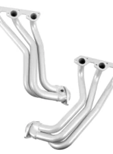 BBK Performance Parts 1-5/8 Long Tube Exhaust Headers With High Flow Cats Polished Silver Ceramic Jeep Wrangler 3.8 2007-2011                                     - 40500 - Image 2