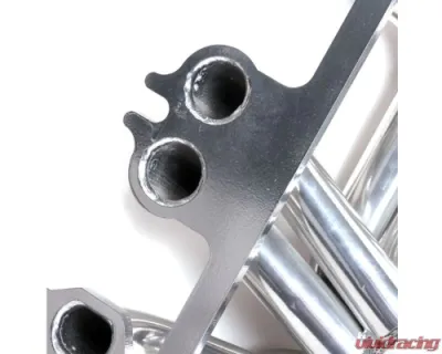 BBK Performance Parts 1-1/2 Shorty Exhaust Header Polished Silver Ceramic Jeep Cherokee Wrangler 4.0 1991-1999 - 40520