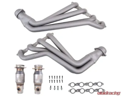 BBK Performance Parts 1-7/8 Long Tube Exhaust Headers With High Flow Cats Titanium Ceramic Chevrolet Camaro SS 2010-2015 - 4054