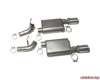 BBK Performance Parts Varitune Axle Back Exhaust Kit Stainless Ford Mustang GT 4.6 2005-2010 - 41005