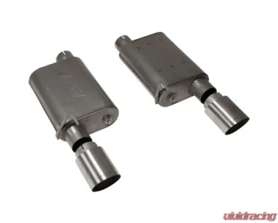 BBK Performance Parts Varitune Axle Back Exhaust Kit Stainless Ford Mustang GT 4.6 2005-2010 - 41005