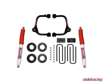 Skyjacker 3 Inch Suspension Lift Kit With Front Strut Spacers Front Upper A-arms Rear Blocks Rear U-bolts & Rear Hydro 7000 Shocks Ford F-150 2021 - F2130PH