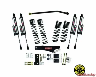 Skyjacker 4 Inch Suspension Lift System With ADX 2.0 Remote Reservoir Shocks - JK40BKXLT