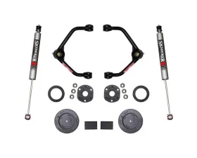 Skyjacker 3 Inch Suspension Lift Kit With Front Strut Spacers Front Upper A-arms Rear Coil Spring Spacers Rear Bump Stop Spacers & Rear M95 Monotube Shocks Ram 1500 2019-2021