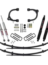 Skyjacker 3 Inch Upper Control Arm Suspension Lift System w/ Front Struts Rear Leaf Springs & Black MAX Shocks Toyota Tacoma 2016-2022                                     - TC536STUBKS - Image 3