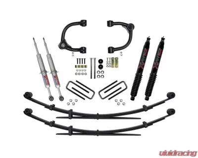 Skyjacker 3 Inch Upper Control Arm Suspension Lift System w/ Front Struts Rear Leaf Springs & Black MAX Shocks Toyota Tacoma 2016-2022 - TC536STUBKS