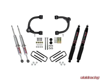 Skyjacker 3 Inch Upper Control Arm Suspension Lift System w/ Front Struts Rear Leaf Springs & Black MAX Shocks Toyota Tacoma 2016-2022 - TC536STUBKS