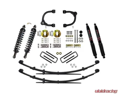 Skyjacker 3 Inch Front Coilover Suspension Lift System with Front Upper Control Arms Rear Leaf Springs & Rear Black MAX Shocks Toyota Tacoma 2016-2022 - TC536UBKS