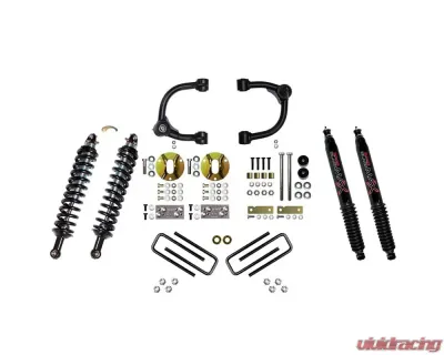 Skyjacker 3 Inch Front Coilover Suspension Lift System with Front Upper Control Arms Rear Leaf Springs & Rear Black MAX Shocks Toyota Tacoma 2016-2022 - TC536UBKS