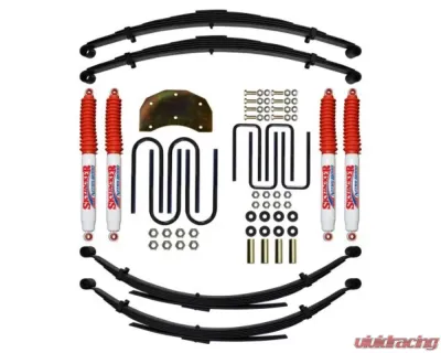Skyjacker 4inch Suspension Lift System with Nitro Shocks Mono-Tube Ford F-350 1986-1996 - F840MKS-N
