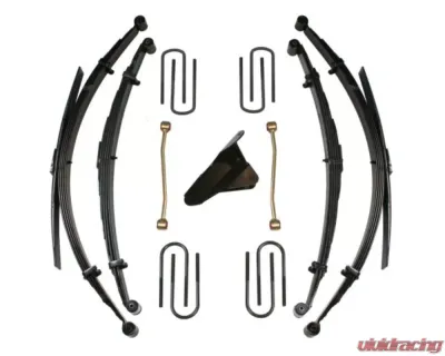 Skyjacker 4inch Suspension Lift System with Black MAX Shocks Ford Excursion V8 | V10 2000-2003 - FE40MKS-B