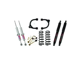Skyjacker 3inch Upper A-Arm Kit with Performance Struts Rear Coils and Black MAX Shocks