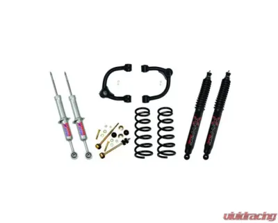 Skyjacker 3inch Upper A-Arm Kit with Performance Struts Rear Coils and Black MAX Shocks - FJ730STUB