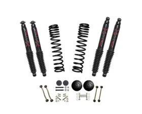 Skyjacker 2.5inch Long Travel Spacer with Black MAX Shocks Jeep Gladiator Diesel Rubicon 2021